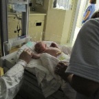 Mom & dad making sure everything is okay.