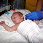 What a cutie!  Or is that what all grandparents say.