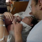 Contented Mommy & Baby... glowing Daddy...