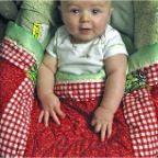 Daniel's Quilt - hand made by Great Grandma Janice (my Mom).